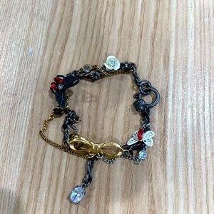 Juicy Couture butterfly charm bracelet